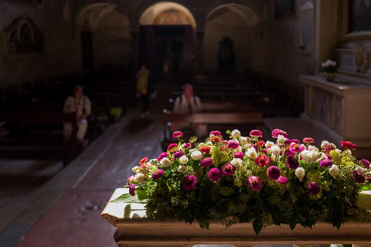 flowers-church