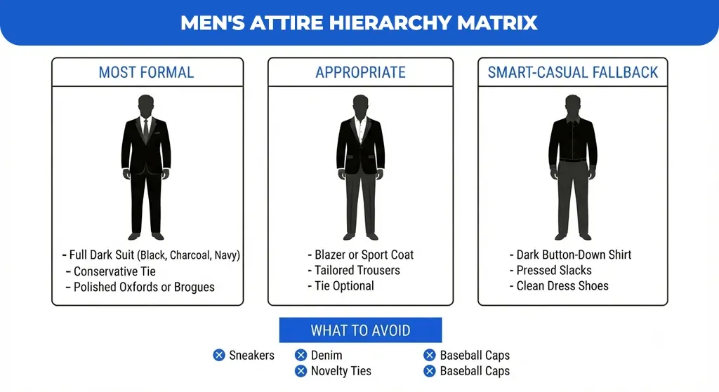 Men's-Attire-Hierarchy-Matrix