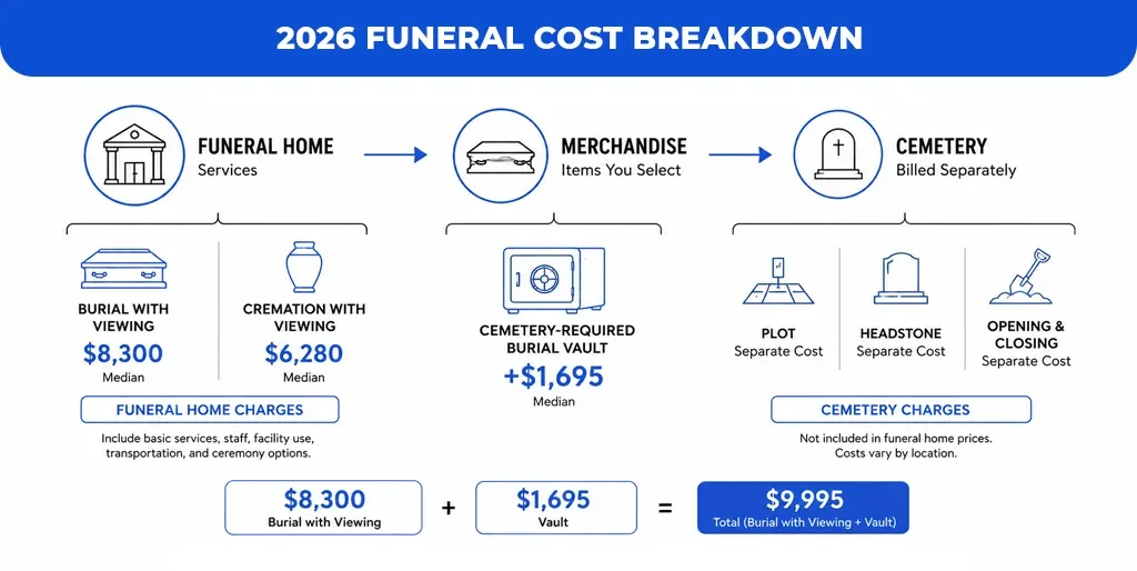 2026 Funeral Cost Breakdown