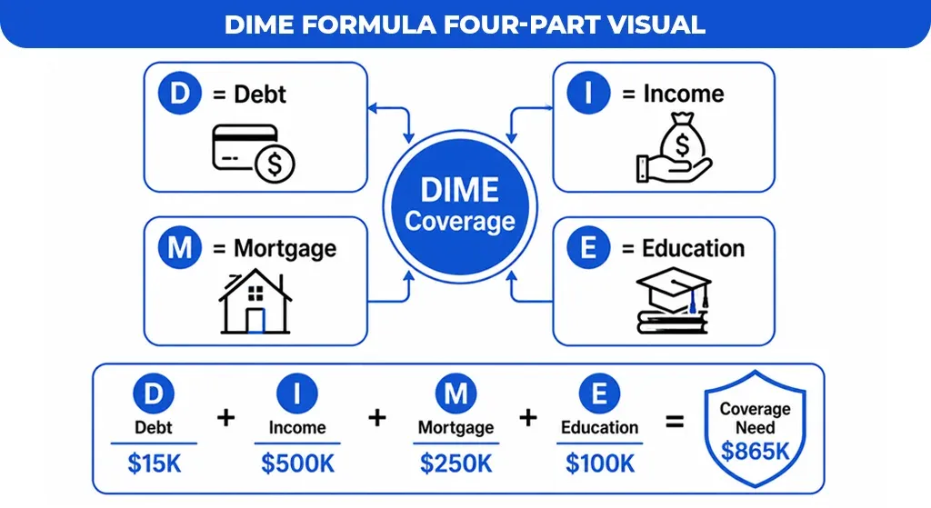 DIME Formula Four-Part Visual