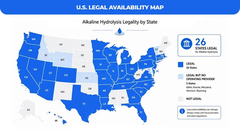 U.S. Legal Availability Map