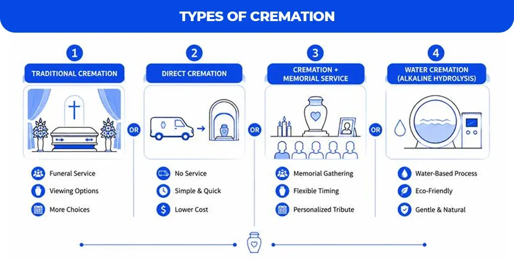Types of Cremation