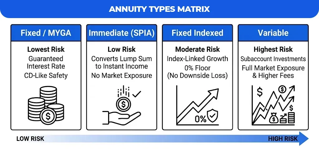 Annuity Types Matrix